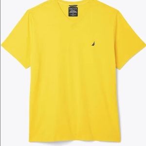 - Yellow nautica shirt!